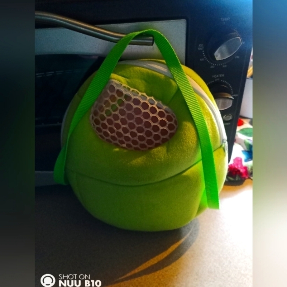 Lime Green Animal Carrier Purse
